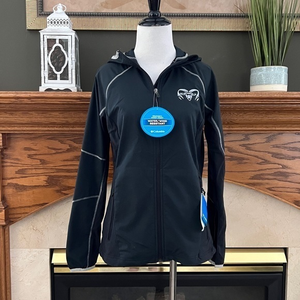 NEW Columbia Women's Black Lightweight Hooded Sweet as Softshell Jacket Sz.‎ S